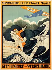 Anthonius M. Güthschmidt, KLM Flying Dutchman Geen Legende maar Werkelijkheid, 1920, poster
