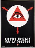 Stefan Schlesinger, Uitkijken! Veilig Verkeer, 1926, poster