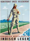 Willem Anthonie (Wim) Oepts, Koninklijk Nederlandsch Indisch Leger Versterkt onze gelederen, poster