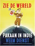 Frits van Bemmel, Zie de wereld Pakaan in Indië, 1945, poster