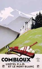 Pierre Commarmond, Combloux Mont-Blanc, poster