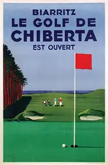 Jack Maxwell, Golf de Chiberta, 1948, poster