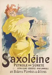 Jules Chéret, Saxoléine Pétrole de Sûreté, 1895, poster