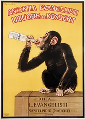 Carlo Biscaretti Di Ruffia, Anisetta Evangelisti, 1925, poster