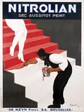Nitrolian Sec Aussitot Peint by Leonetto Cappiello, 1929, poster, sold Dec 2017