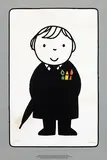 Hendrik Magdalenus (Dick) Bruna, without text (designed for farewell party of director Nico Hey, 1975)