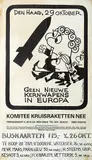 Opland, Geen nieuwe kernwapens in Europa, 1981, poster