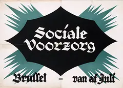 Lucien Bernhard, Sociale Voorzorg Brussel (Social Welfare Exhibition), 1916, poster