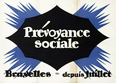 Lucien Bernhard, Prévoyance sociale Bruxelles (Social Welfare Exhibition), 1936, poster