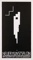 Oskar Schlemmer, Neuer Kunstsalon am Neckartor, poster