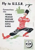 Leen Spierenburg, KLM Fly to U.S.S.R., poster