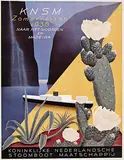 Willem F. ten Broek, KNSM Zomerreizen 1938 Madeira, 1937, poster