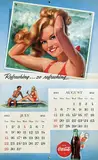 Haddon H. Sundblom, Coca-Cola Teen-Age Pin-Up Girls calendar 1945, 1944, poster