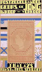 J. Bala, Postzegelhandel Gebrs. De Jong, 1925, poster