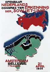 Harmen H. Meurs, Congres Sowjet-Unie Amsterdam, 1935, poster