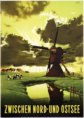 Walter Groth, Zwischen Nord- und Ostsee, poster