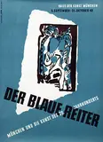 Richard Roth, Der Blaue Reiter Haus der Kunst München, 1949, poster