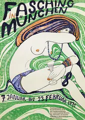 Venedry, Fasching in München 1971, poster