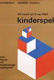 kinderspel by Willem H. Crouwel, 1965, poster, sold Jul 2017