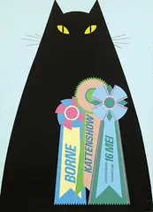 Tineke Everaarts, Borne Kattenshow, poster