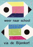 Ad Werner, weer naar school via de Bijenkorf, poster
