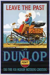 Charles E. Turner, Dunlop Fort the tyre for modern motoring conditions, poster