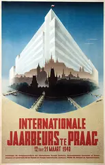 Heiter, Internationale Jaarbeurs te Praag, 1948, poster