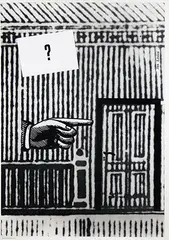 Movie: ? (Wspólny pokój, Common Room) by Jan Lenica, 1959, poster, sold Jul 2017