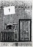Jan Lenica, Movie: ? (Wspólny pokój, Common Room), 1959, poster
