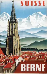 Bernard Reber, Suisse Berne, 1936, poster