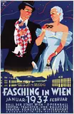 Fasching in Wien by Herbert Knirr & Valerian Gillar, 1937, poster, sold Jul 2017