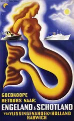 Kees van der Laan, Goedkoope retours naar: Engeland & Schotland, poster