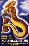 Kees van der Laan, Goedkoope retours naar: Engeland & Schotland, poster