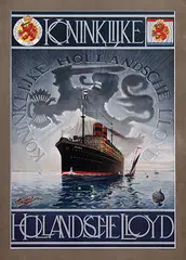 Titus van der Laars, Koninklijke Hollandsche Lloyd Gelria, poster