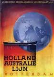 Jan Lavies, Holland Australie Lijn Rotterdam, poster