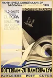 Adrianus J. van 't Hoff, Rotterdam-Zuid Amerika Lyn Van Nievelt, Goudriaan & Co., 1928, poster