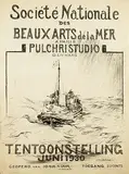 Johan H. van Mastenbroek, Société Nat. des Beaux Arts de la Mer á Pulchri Studio Den Haag, 1930, poster
