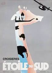 Berny & Peigno, Croisieres Étoile du Sud, poster