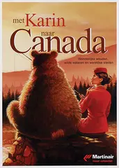 Sylvan Steenbrink, Martinair met Karin naar Canada, poster