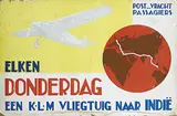 KLM elken Donderdag vliegtuig naar INDIË by Emmanuel Louis Joseph Gaillard, poster, sold Jul 2017