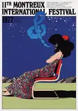 Milton Glaser, 11th Montreux International Festival, 1977, poster