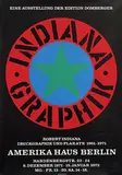Indian Graphik Amerika Haus Berlin by Robert Indiana, 1971, poster, sold Jul 2017