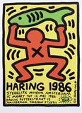 Keith Haring, Stedelijk Museum Amsterdam Haring, 1986, poster
