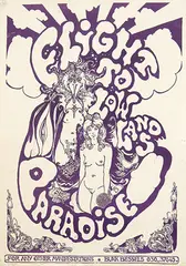 Jan de Haas, Flight to Lowlands' Paradise, 1967, poster