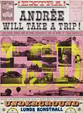Sture Johannesson, Andrée will take a trip! LSD, 1969, poster