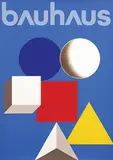 Herbert Bayer, before text (50 Jahre bauhaus Ausstellung Stuttgart), 1968, poster