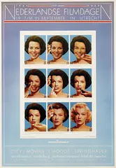 Joost Veerkamp, Vijf Jaar Nederlandse Filmdagen, Queen of the screen, (rare forbidden uncensored), poster