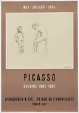 Picasso-Desins 1903-1907 by Pablo Picasso, 1954, poster, sold Jul 2017
