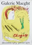Galerie Maeght -Chagall by Marc Chagall, 1969, poster, sold Jul 2017