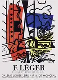 Fernand Léger, Galerie Louise Leiris-F. Léger Dessins et Gouaches 1908-1955, 1955, poster